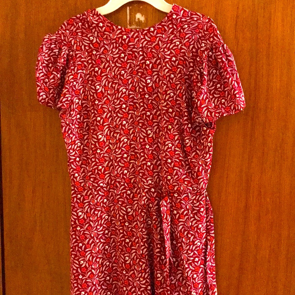 Juniors large floral dress